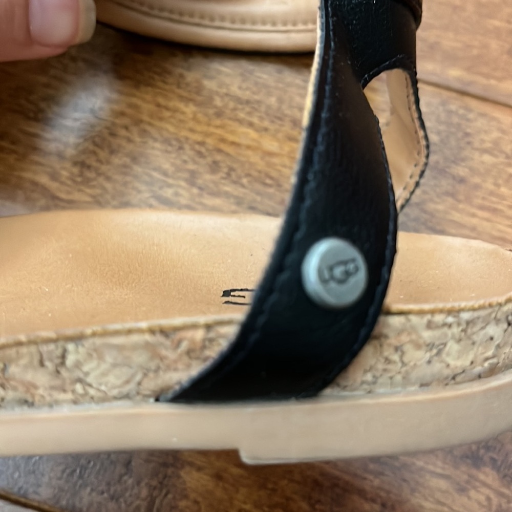 UGG Black Sandals - Picture 8 of 8